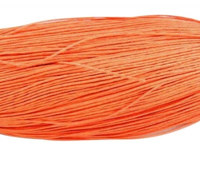 Шнур памук колосан 0.8 мм оранжев ~72 метра
