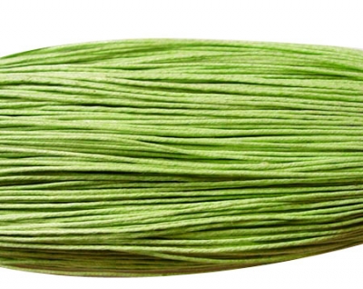 Шнур памук колосан 0.8 мм зелен светъл ~72 метра