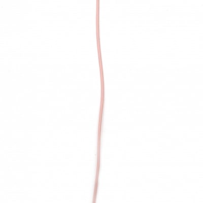 Шнур естествена кожа 1.5 мм розов - 1 метър
