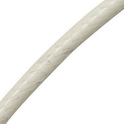 Шнур памук Корея 1 мм бял -1 метър