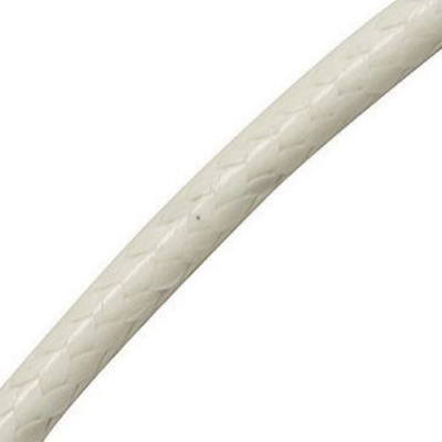 Шнур памук Корея 1.5 мм бял -1 метър