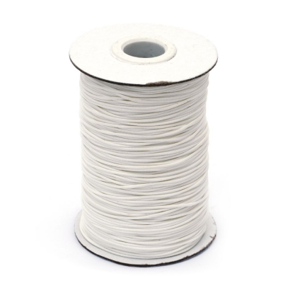 Шнур памук Корея 1 мм бял -180 метра