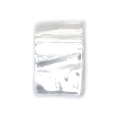 Плик от PVC 7/10 см с цип (канал) щендер прозрачен -100 броя