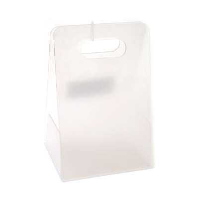 Акрилна чанта 20x30x16.5 см непрозрачна матирана