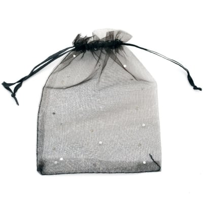 Торбичка за бижута 11x16 см кафява тъмна