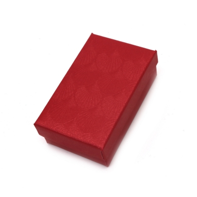 Кутия за бижута 5x8 см червена
