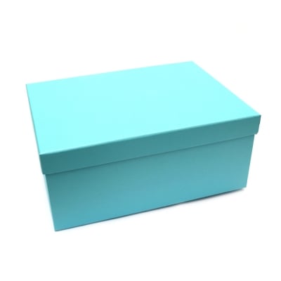 Кутия за подарък 36.5x28.5x16.5 см цвят светло син