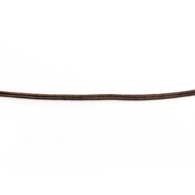 Текстилен шнур за сутаж 2.5 мм цвят кафяв ~9 метра
