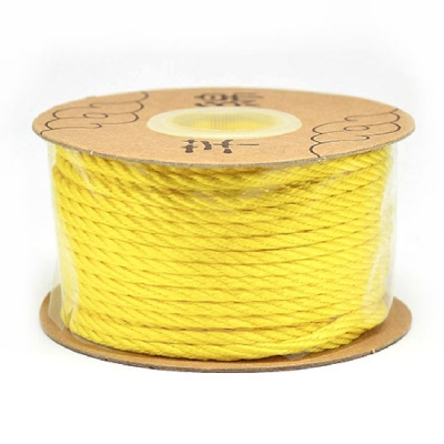 Шнур полиестер 2 мм жълт -5 метра