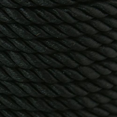 Шнур полиестер 5 мм черен -1 метър