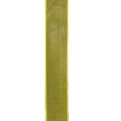 Лента органза 15 мм жълта ~45 метра