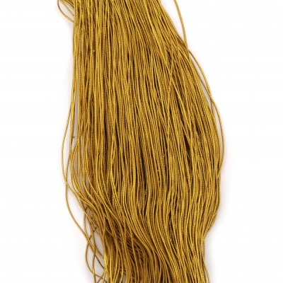 Ламе плетено 1 мм цвят злато ~450 метра