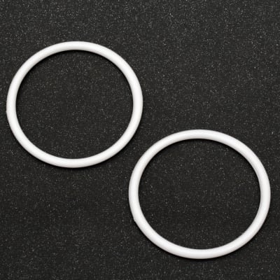 Ринг/пръстен от пластмаса 110 мм бял -2 броя