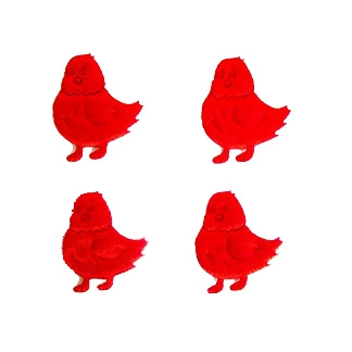 Пиле 26 мм червено -50 броя