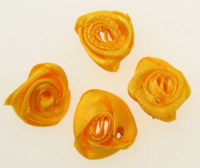 Роза 15 мм оранжева -50 броя