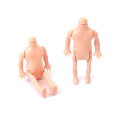 Пластмасово тяло за кукла 40x77x16 мм с подвижни крайници -5 броя