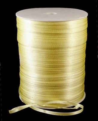 Ширит сатен 3 мм светло жълт -804 метра