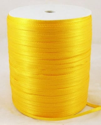 Ширит сатен 3 мм злато -804 метра