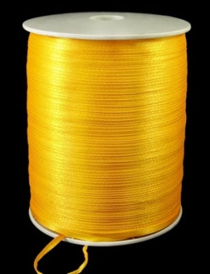 Ширит сатен 3 мм жълт 2 -804 метра