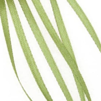 Ширит Сатен 3 мм цвят светло зелен -10 метра