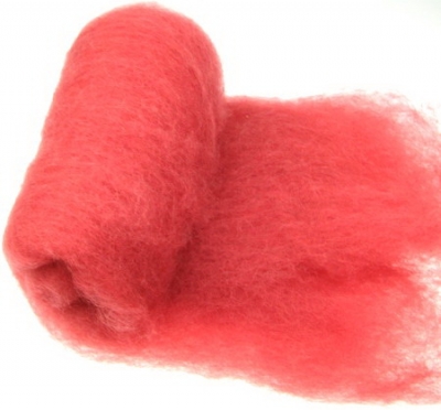 ВЪЛНА 100 процента Филц за нетъкан текстил 700x600 мм екстра качество червена тъмна -50 грама