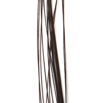 Цветарска тел с хартиено покритие цвят кафяв 0.5 мм  ~80 см -30 броя