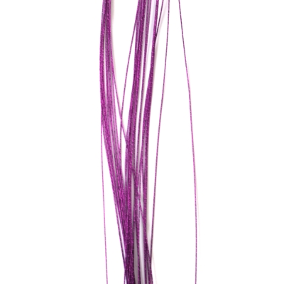 Цветарска тел цвят лилав 0.5 мм ~80 см -30 броя