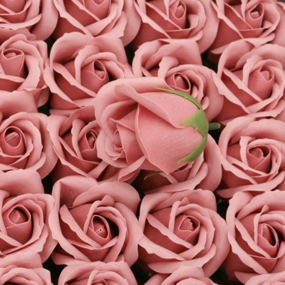 Сапунена роза 50 мм ароматна цвят пепел от рози