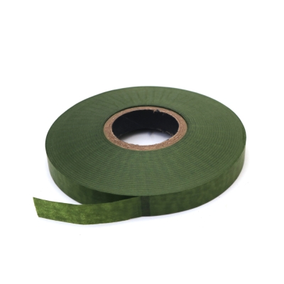Хартиена лента 12 мм цвят зелен ~200 метра