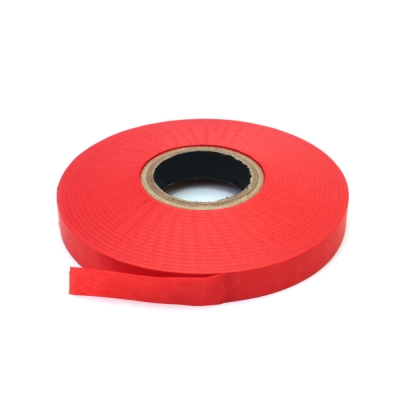 Хартиена лента 12 мм цвят червен ~200 метра