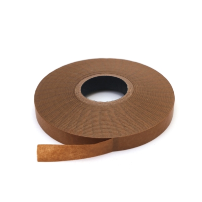 Хартиена лента 12 мм цвят светло кафяв ~200 метра