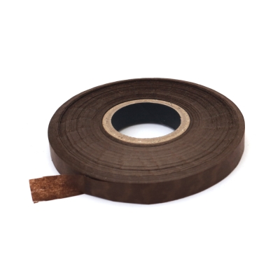Хартиена лента 12 мм цвят тъмно кафяв ~200 метра