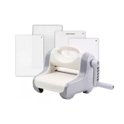 Машина за изрязване и релеф A5 Sunlit CUTTING AND EMBOSSING MACHINE с платформа, магнитна подложка и 2 плочи
