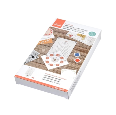 Платформа за щамповане с въртящ диск Birabira Circular Pattern Stamp Platform преса, два магнита и въртящ магнитен диск