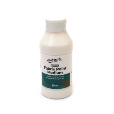 Текстилен медиум за акрилни бои Mont Marte Fabric Paint Medium 250 мл