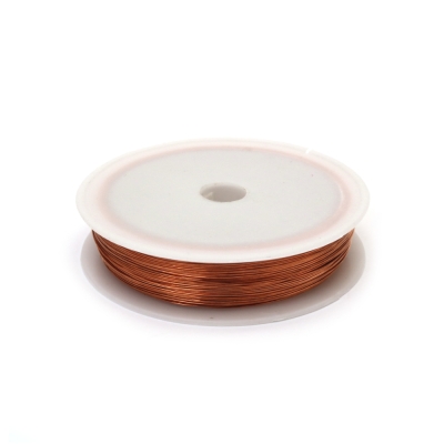Метална мека тел за бижута 0.4 мм цвят мед -50 метра