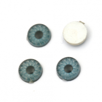Очички резин 6x1.5 мм сини -10 броя