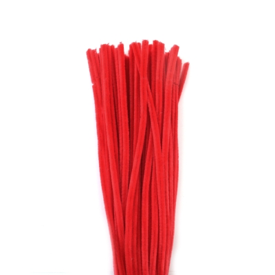 Телени пръчки цвят корал пастелен -30 см -10 броя