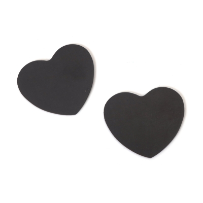 Магнитно фолио във формата на сърце 60x54x2 мм -5 броя