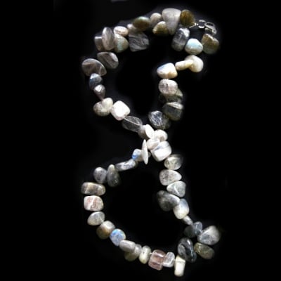 Гердан естествен камън ЛАБРАДОРИТ 20см