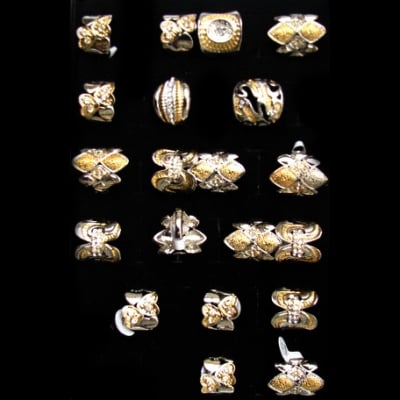 Пръстен метал кристали