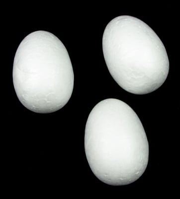 Яйце стиропор 48х34 мм за декорация -10 броя