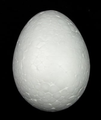 Яйце стиропор 120х80 мм. за декорация -2 броя