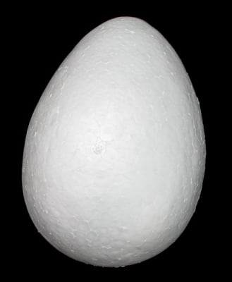 Яйце стиропор 150х110 мм за декорация -1 брой