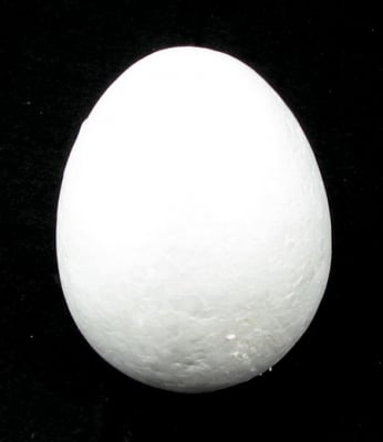 Яйце стиропор 95x71 мм. за декорация -2 броя
