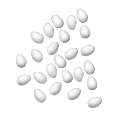 Яйце стиропор 10х8 мм за декорация -50 броя