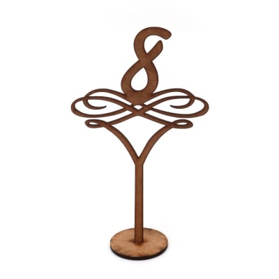 Номера за маса от MDF No 8 150 мм