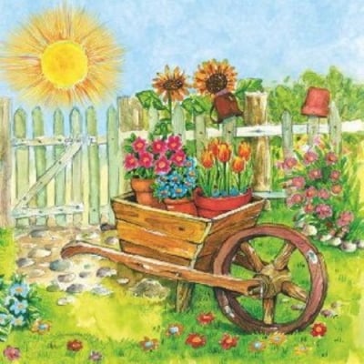 Салфетка 33x33 см трипластова -1 брой