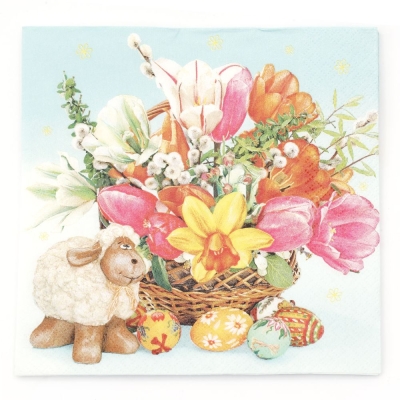 Салфетка 33x33 см трипластова -1 брой