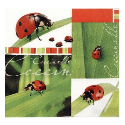 Салфетка HOME FASHION 33x33 см трипластова Coccinelle -1 брой